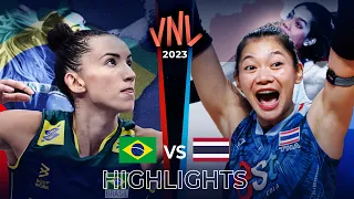 THAILAND vs BRAZIL | Highlights | Women's VNL 2023