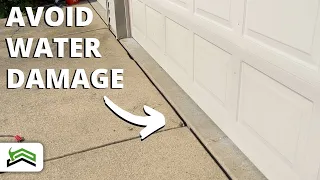 How To Fill A Gap Between Garage Floor And Concrete Driveway