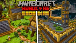 SOBREVIVÍ 5000 DÍAS en Minecraft Hardcore [PELICULA COMPLETA]