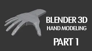 Blender 3D Tutorial: Hand Modeling Part 1