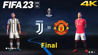 FIFA 23 - Juventus vs. Man United - UEFA Europa League Final | PS5™ Gameplay [4K 60FPS] Next Gen