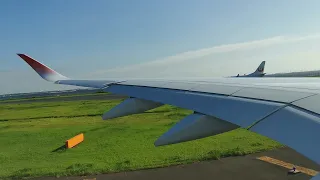 [乗ったつもりになれる動画]機内離陸時映像 A350 羽田発➡︎新千歳行 タキシングからフラップ収納までノーカット。迫力のエンジン音をお楽しみください！