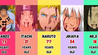 The Death Age Of Natuto and Boruto Characters!?