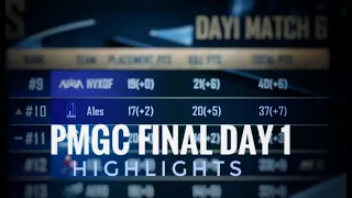 PMGC FINAL DAY 1 HIGHLIGHTS | A1ESPORTS | #PMGC #WE_ONTOP