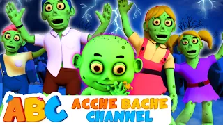 3D Halloween Songs For Kids in Hindi | Zombie का खतरनाक परिवार | Acche Bache Channel | ABC Hindi