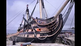 A VISIT ON BOARD HMS VICTORY AT PORTSMOUTH DOCKYARD: THE ROYAL NAVY'S OLDEST COMMISSIONED WARSHIP