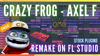 Crazy Frog - Axel F  Remake on FL Studio #flstudio #flp #crazyfrog