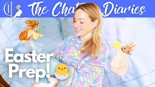 EASTER PREPARATIONS at the CHATEAU + Easter Crafts: making Bunny Napkins 🐣