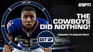 The Cowboys DID NOTHING! Saquon will be a 'TREMENDOUS' addition to the Eagles 🦅 | Get Up