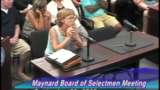 The Maynard Board of Selectmen Meeting of September 20, 2016