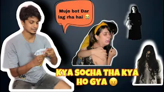 Horror prank  ￼🤣 Rula Diya Ladkiyo ko  #niteshmandal #ruchika #prince #avi #momo