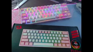 реальный честный обзор на клавиатуру REDRAGON K617 Fizz RGB