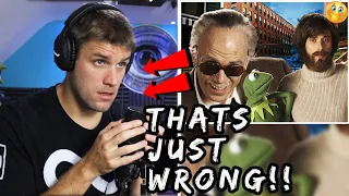 MICKEY MOUSE IS EVIL?! JIM HENSEN VS STAN LEE | Rapper Reacts to Epic Rap Battles Of History