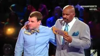 Family Feud caught cheating!!!!!!  Steve Harvey plays along!