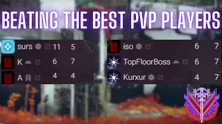 Beating The Best Destiny 2 PVP Players IN THE WORLD!!!