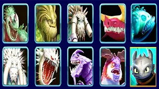 ALL 9 LEGENDARY DRAGONS (RISE OF BERK)