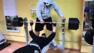 140 KG panca piana! performance by Marco Cornegliani