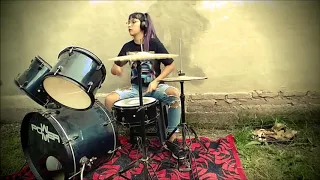 Hallowed be thy Name Drums Cover Leila G. Iron Maiden