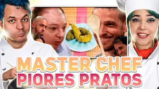 Os Piores Pratos e Humilhações da História do MasterChef Brasil! HORRIVEL! (Fala de Tudo) ‹ REACT ›