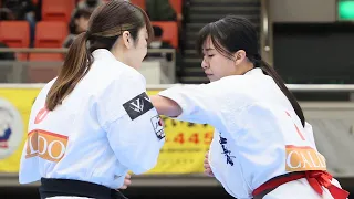 【新極真会】第53回全日本大会　女子1回戦　澤井vs丸山　SHINKYOKUSHINKAI KARATE