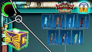 Box only Gives Animated Cues 🙀 8 ball pool Chalk Fu Knockout Rank 1