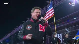 National Anthem of the USA performed by Donny Osmond | F1 2023 Las Vegas GP