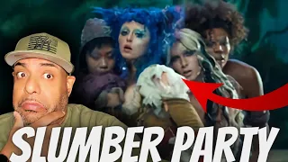 WHAT IS GOING ON??? | Ashnikko - Slumber Party (ft. Princess Nokia) | REACTION!!!!