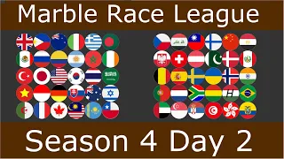 Marble Race League Season 4 Day 2 /  Marble Race Lover