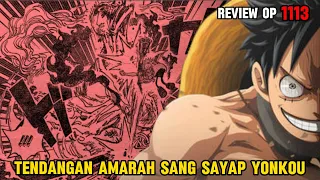 REVIEW OP 1113 - TENDANGAN SANG SAYAP YONKOU TERKUAT !!! | REVIEW ONE PIECE 1113