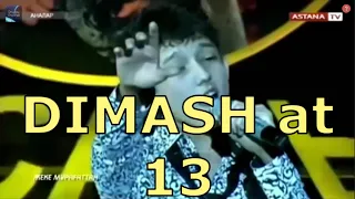 WOW! DIMASH AS A YOUNG SINGER - Димаш Кудайберген - молодой певец