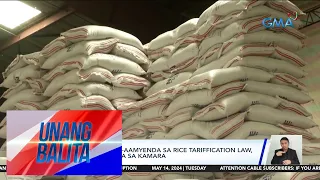 Panukalang nag-aamyenda sa Rice Tariffication Law, nasa plenaryo na sa Kamara | UB