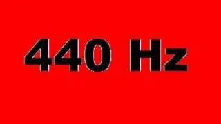 440 Hz (10 seconds of A)