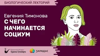 Биолекторий | С чего начинается социум – Евгения Тимонова