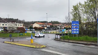 Чиним воздух и едем в Швейцарию. Но меня там ждёт облом)) Прогулялсяпо итальянской глубинке.