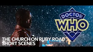 Dr Who: The Church on Ruby Road - Ncuti Gatwa - Clips & location filming Christmas Special -SPOILERS