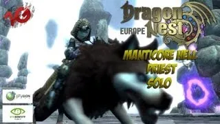 Dragon Nest: Europe - (Priest) Shield - Manticore Hell Solo