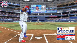 MLB The Show 23 Minnesota Twins vs Toronto Blue Jays | America League WildCard | Gameplay PS5 HD