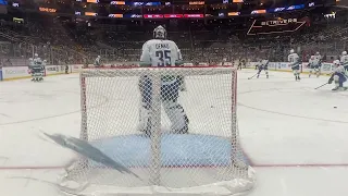 Thatcher Demko & Casey DeSmith NHL Goalie Warmup