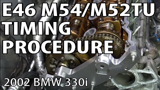 BMW E46 Install Timing Components & Reset Timing DIY #m54rebuild 8