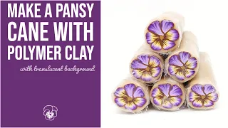 Make a Polymer Clay Pansy Cane