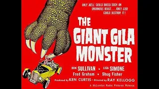 The Giant Gila Monster (1959) | Full Movie | Drive-In Version| Horror | SciFi | Thriller