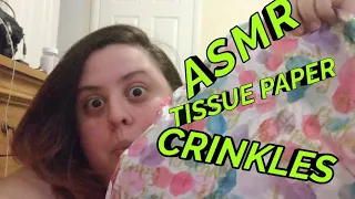 ASMR *Tissue Paper Crinkles* Let me crinkle you to sleep.