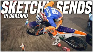 HERLINGS & the SKETCHY SENDS in Oakland! (Monster Energy Supercross - The Official Videogame 3)