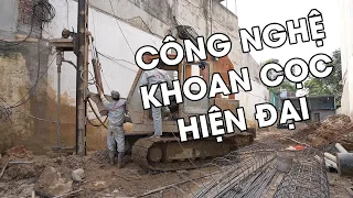 Công Nghệ Khoan Cọc Nhồi Mini Tránh Sụt Lún Nhà Bên Cạnh Khi Không Thể Ép Cọc Bê Tông