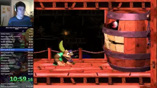 Donkey Kong Country 3 - 103% Speedrun in 2:22:36