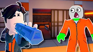 Escaping from Prison in Roblox Jailbreak! - Roblox Gameplay