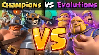 Champions VS Evolutions Olimpics | Who are the BEST?