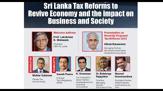 Sri Lanka Tax Reforms to Revive Economy and the impact on Business and Society