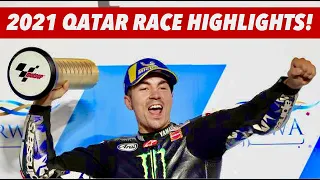 MotoGP 2021 Qatar Full Race Highlights | Maverick's Victorious! | Race 1 of 19