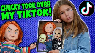 Chucky Took Over My Tik Tok! Chucky And Tiffany Make A Viral TikTok?